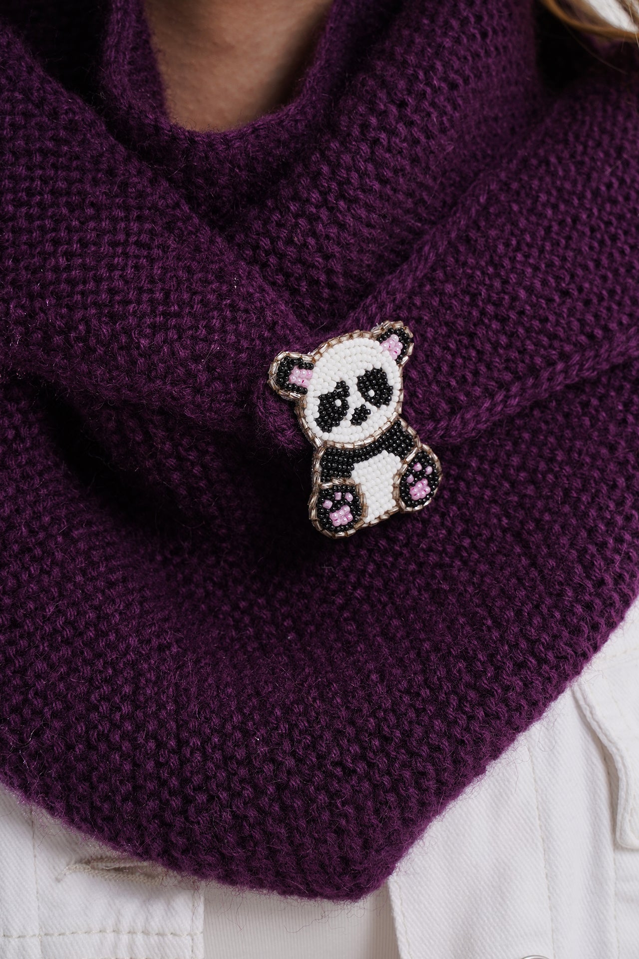 Panda Broş