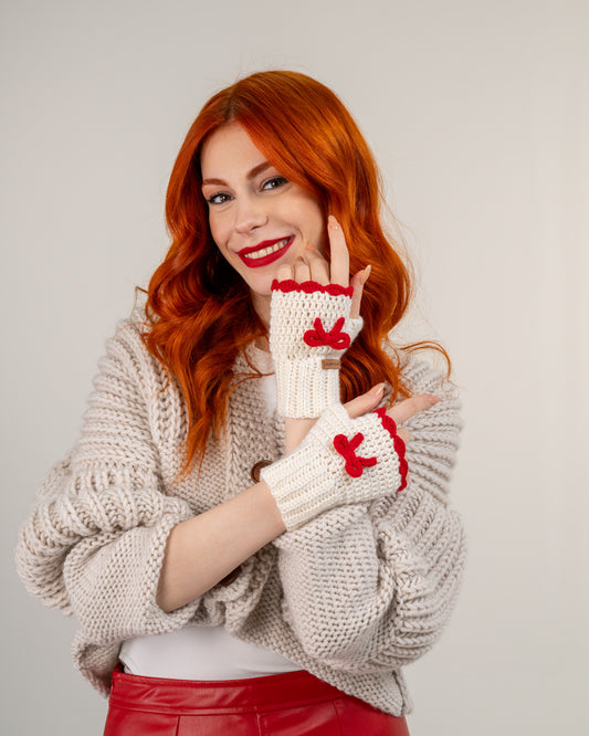Red Cream Dream Tasarım Eldiven