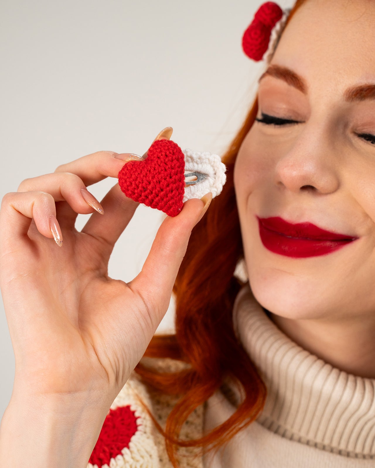 Valentine's Day İki Çift Toka Seti (4 Adet)