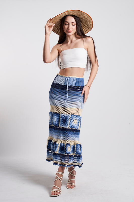 Tavananna Etek | Mavi | Bambu İp